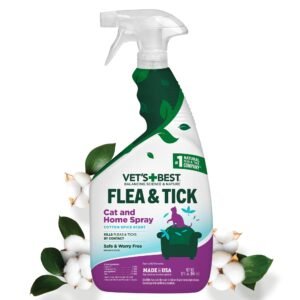 Vet’s Best Flea & Tick Home Spray for Cats, 32 oz