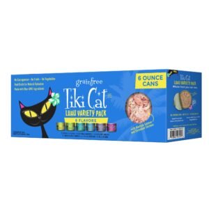 Tiki Cat Luau Wet Cat Food Variety Pack Cans - 6 oz | Pack of 8