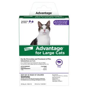 Advantage Topical Cat Flea Treatment and Prevention for Large Cats Over 9 lbs. | Apply Flea