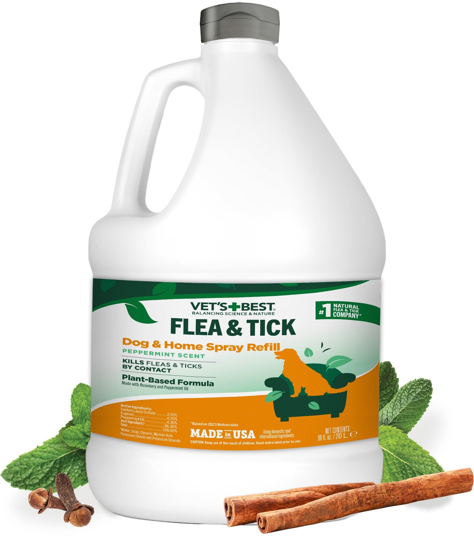 Vet’s Best Flea and Tick Home Spray, 96 oz