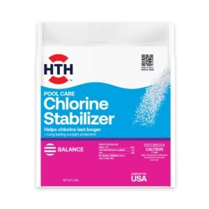 67061 Swimming Pool Care Pool Care Stabilizer, Swimming Pool Chemical Helps Chlorine Last Longer, Sunlight Protection, 4 Lbs