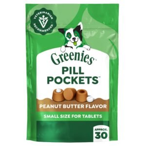 Pill Pockets Greenies Pill Pockets Small Size, Tablet Pill Treats, Peanut Butter Flavor - 3.2 oz