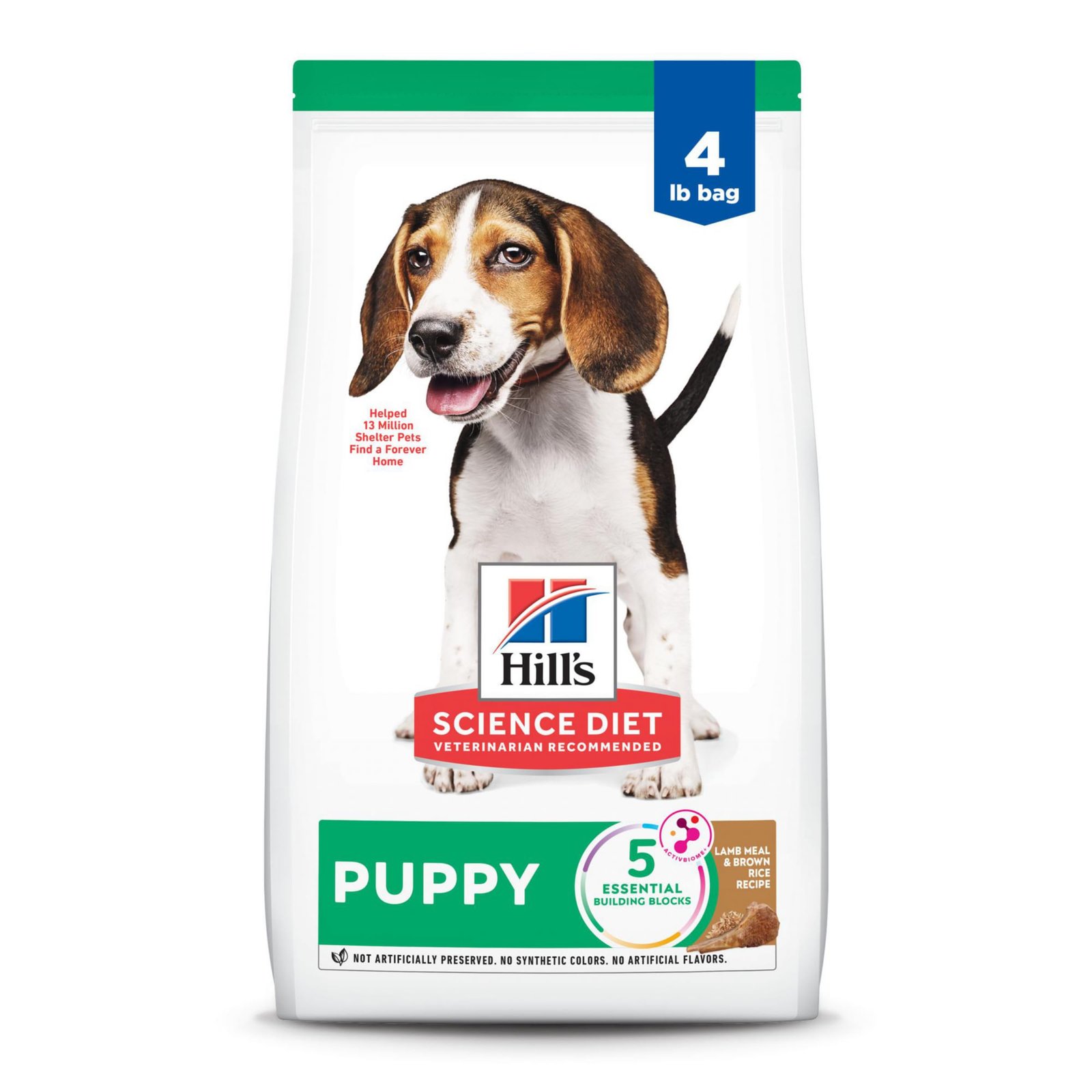 Hill's Science Diet Puppy Dry Dog Food Lamb Meal & Brown Rice - 4 lb