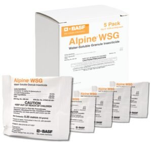 BASF Alpine WSG Insecticide, Water Soluble Granules for Indoor & Outdoor Pest Control, 0.35 oz
