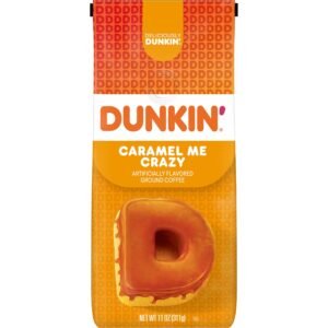 Dunkin' Caramel Me Crazy Ground Coffee, 11 oz