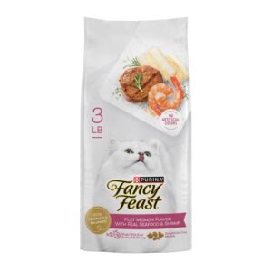 Fancy Feast Purina Fancy Feast Dry Cat Food Filet Mignon Flavor with Seafood and Shrimp - 3 lb