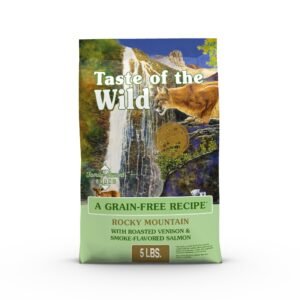 Taste of the Wild Rocky Mountain All Life Stages High Protein Grain-Free Recipe with Roasted Venison & Smoke-Flavored Salmon - 5lb