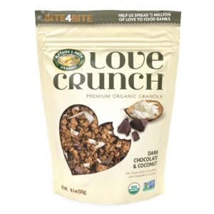 Organic Dark Chocolate & Coconut Granola, 11.5 oz, Fair Trade, Pack of 1