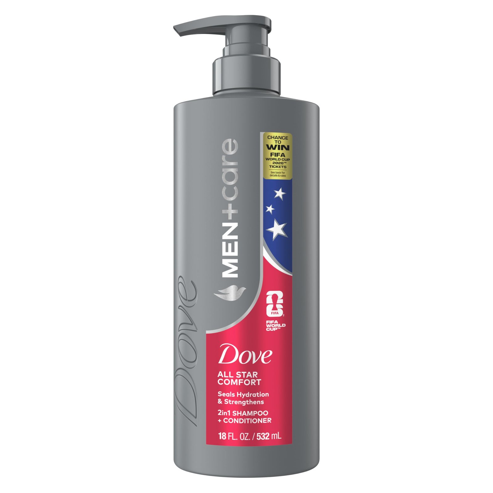 Hair Care 1 count All Star Comfort to Seal Hydration & Strengthen Hair, with a Chance to Win FIFA WORLD CUP 2026 Tickets, 18 Fl oz