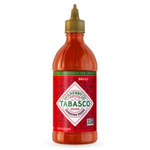 TABASCO Brand Sriracha Sauce, Medium Hot Sauce, Easy-to-Squeeze Bottle, 20 Oz, Pack of 1