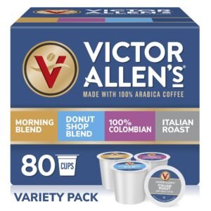 Variety Pack, Morning Blend, 100% Colombian, 80 Ct