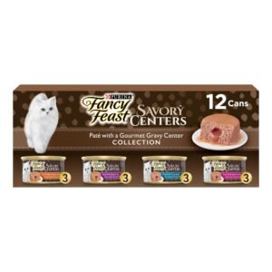 Fancy Feast Purina Fancy Feast Savory Centers Wet Cat Food Pate Variety Pack With Chicken - 3 oz