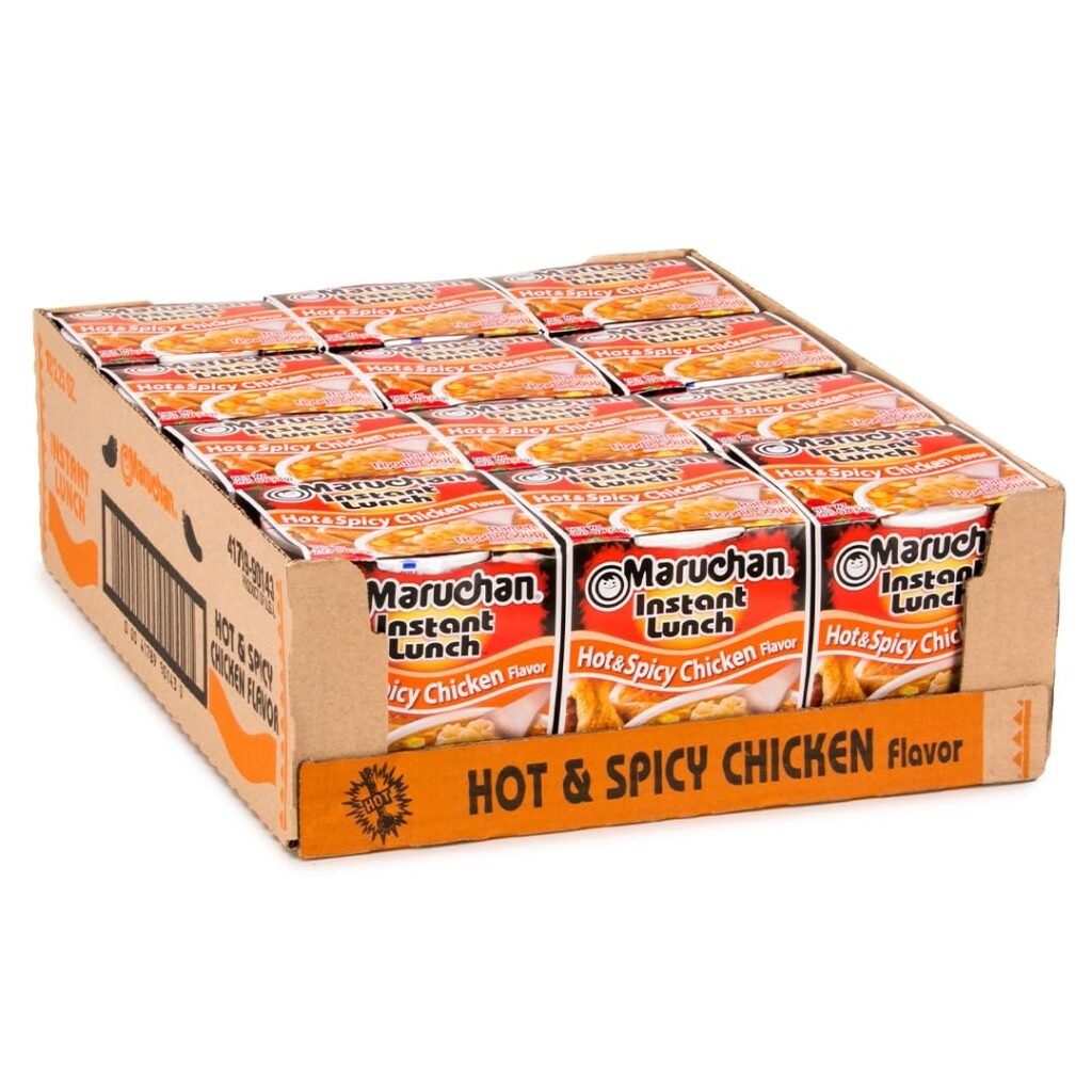Maruchan Instant Lunch Ramen Noodles, Easy Meal Ready in 3 Minutes – 2.25 Oz, 12 Pack