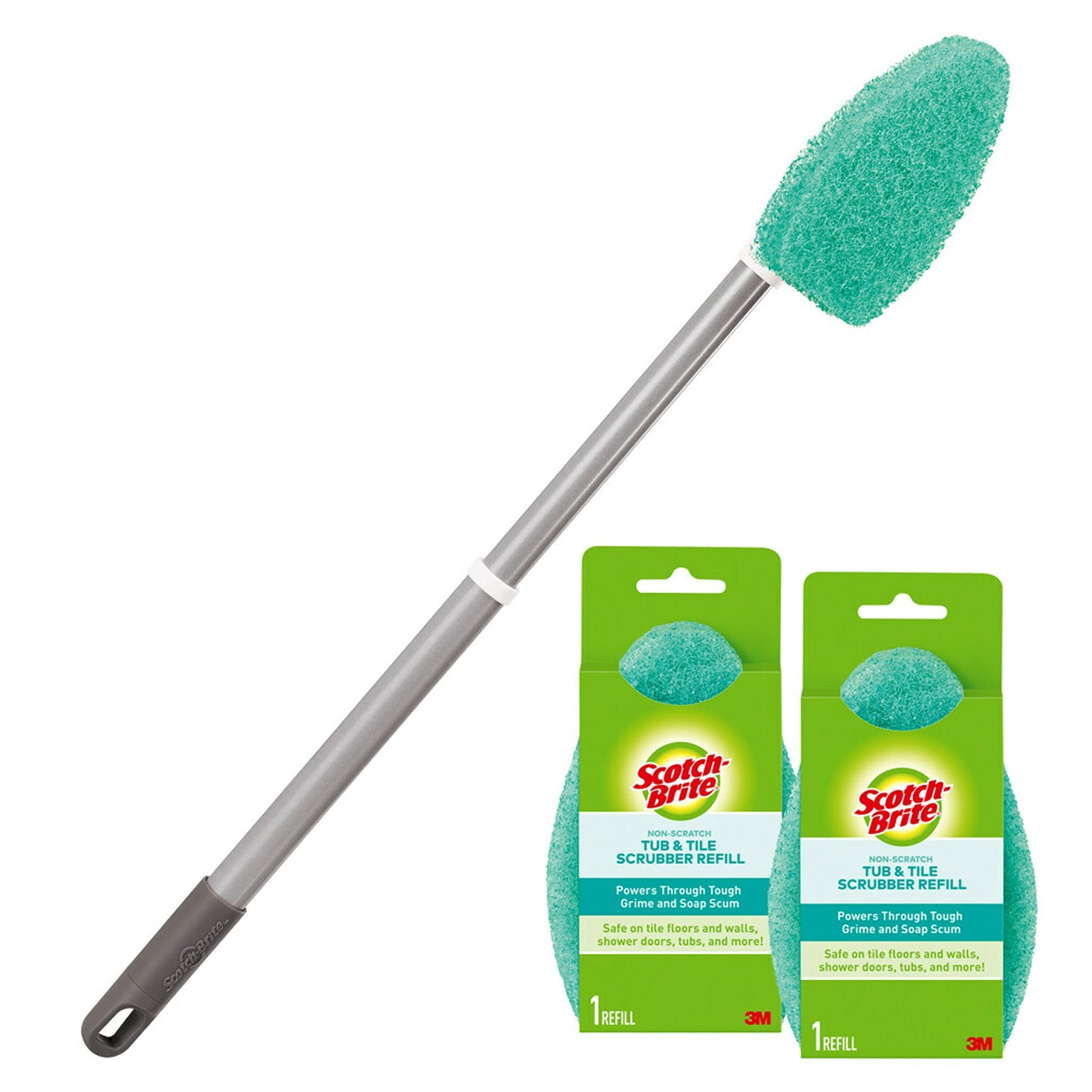 Scotch-Brite Extendable Tub & Tile Scrubber Kit