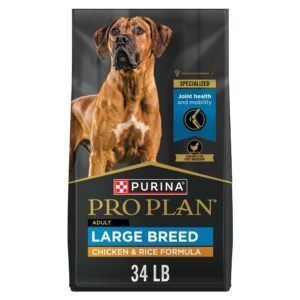 Purina Pro Plan High Protein Digestive Health Large Breed Dry Dog Food Chicken and Rice Formula - 34 lb
