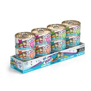 Weruva B.F.F. OMG - Best Feline Friend Oh My Gravy Variety Pack Rainbow Road Wet Cat - 2.8oz | Pack of 12