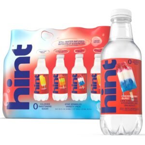 Fruit-Infused Bottled Water, Natural Fruit Essences, and No Artificial Sweeteners - 16 Fl Oz, Pack of 12