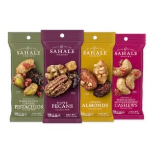 Sahale Snacks Glazed Mix Nut Blend Variety Pack, 1.5 Oz Grab & Go Bags