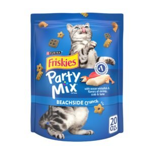 Friskies Purina Friskies Cat Treats, Party Mix Beachside Crunch - 20 oz