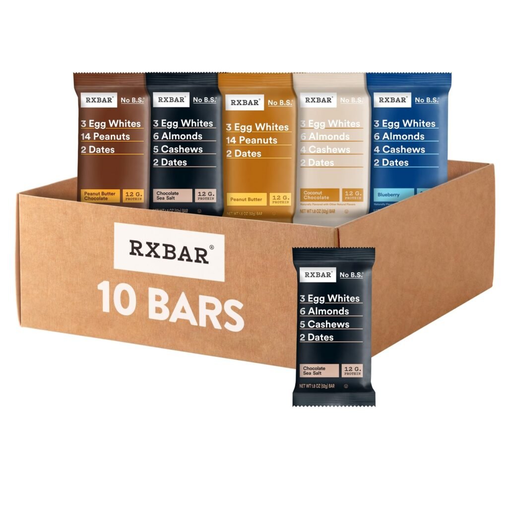 RXBAR Protein Bars, Snack Bars, Variety Pack, 10 Ct