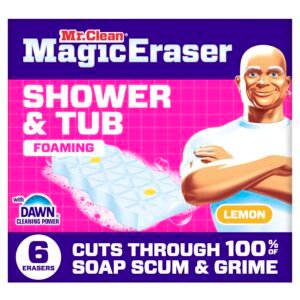 Magic Eraser Sponge, Dawn Cleaning Power with Lemon Scent, 6ct