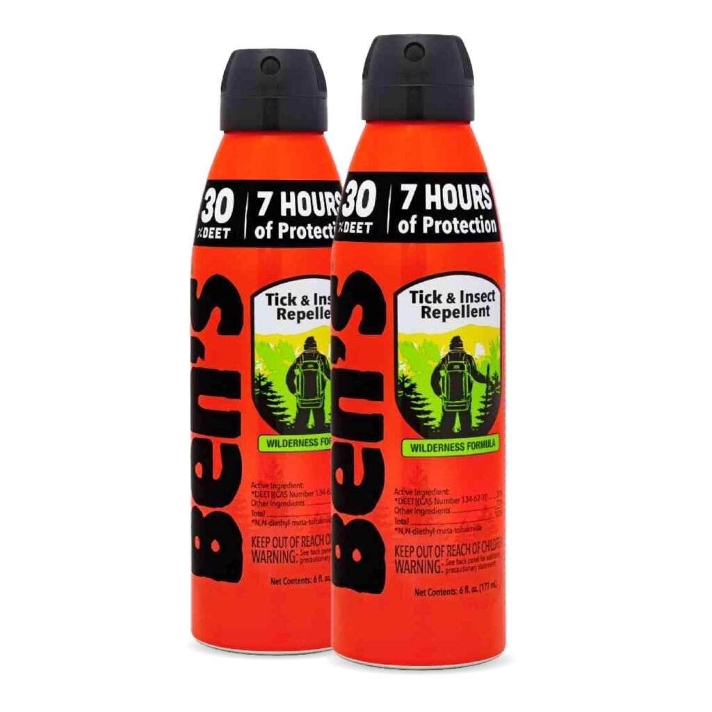 Ben's Tick & Insect Repellent Eco Spray - Bug Spray with 30% DEET for Mosquitoes, 6 oz, 2 Pack