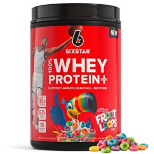 Six Star Whey Protein Powder Plus - Muscle Building & Recovery Formula with Whey Isolate Powder, 30g Protein, 1.8 lbs