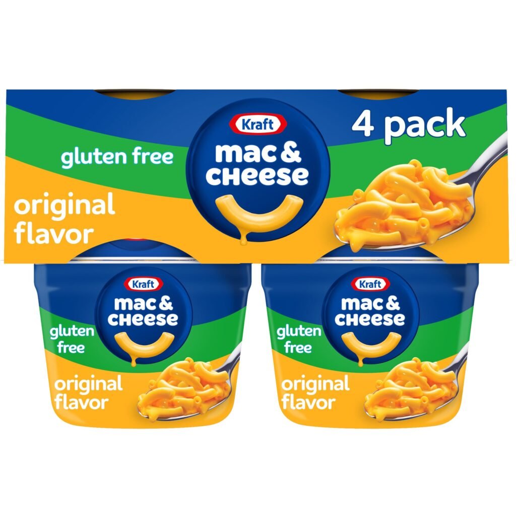 Kraft Gluten Free Mac and Cheese, Corn Pasta, 4 Cups, 1.9 oz