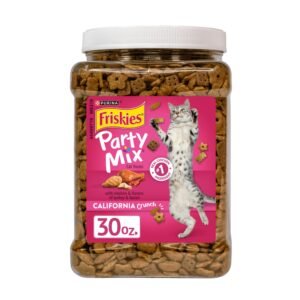 Friskies Purina Friskies Party Mix California Crunch with Chicken and Flavors of Turkey and Bacon Cat - 30 oz