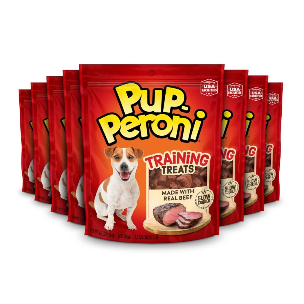 Pup-Peroni Dog Training Treats Made With Real Beef, () - 5.6 Oz | Pack of 8