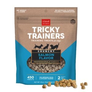 Cloud Star Tricky Trainers Crunchy Dog Treats, Salmon - 8 oz