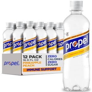 Propel Immune Support Electrolyte Enhanced Water Sports Drink, 16.9 fl oz Water Bottles, 12 Pack