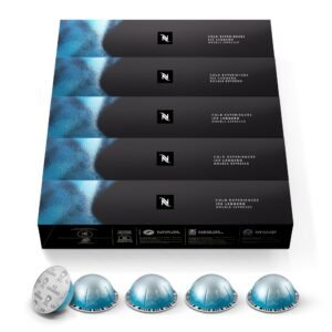 Capsules Vertuo, Ice Leggero, 50-Ct Double Espresso Coffee Pods, Brews 2.7 oz