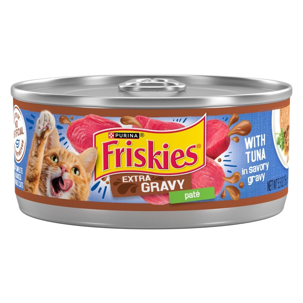 Friskies Purina Friskies Wet Cat Food Pate, Extra Gravy With Tuna - () Cans - 5.5 oz | Pack of 24