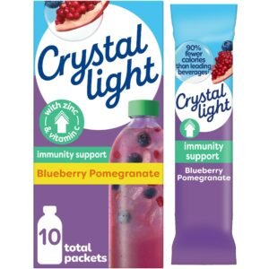 Crystal Light Immunity Support Blueberry Pomegranate naturally flavored with other natural flavor Powdered Drink Mix, 07
