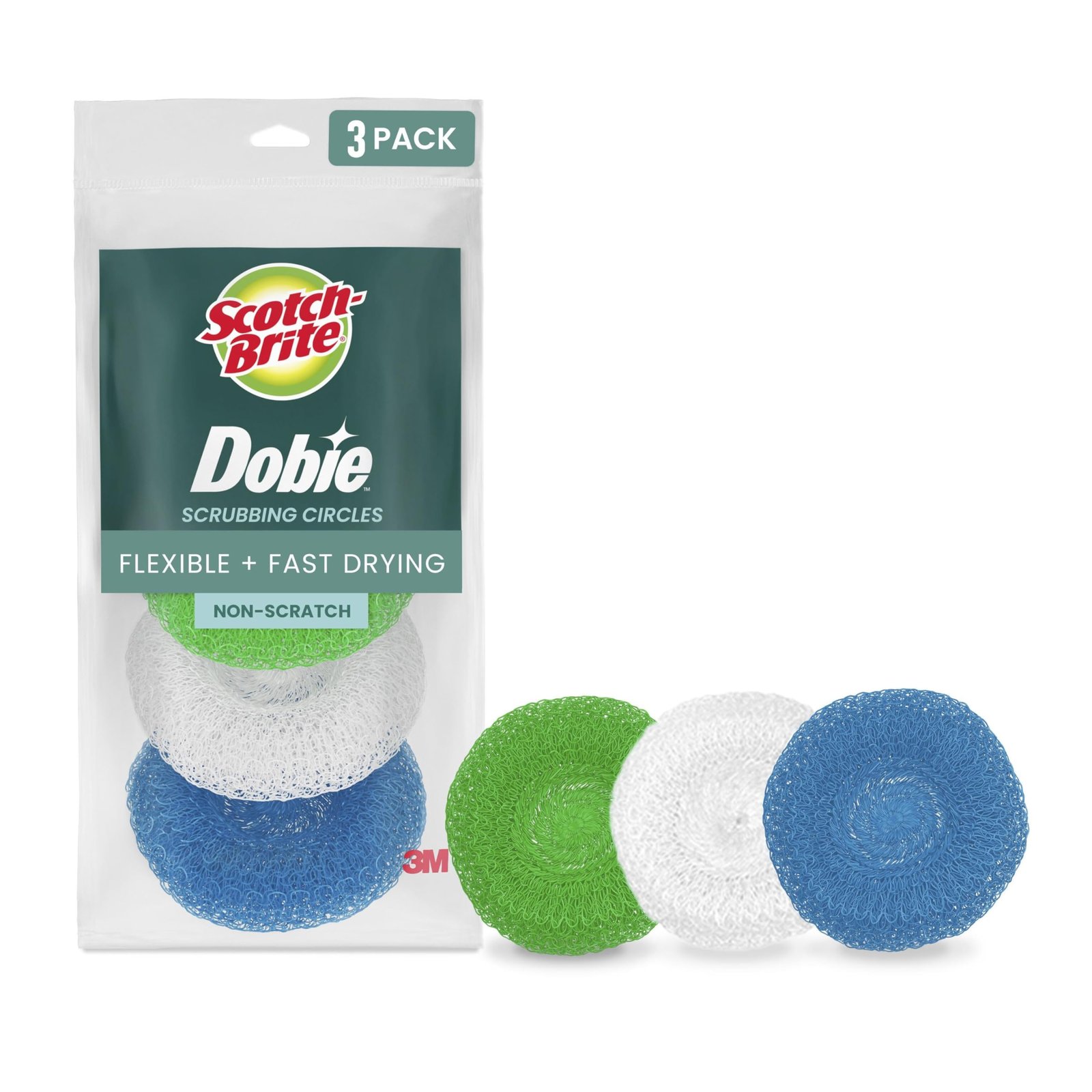 Scotch-Brite Non-Scratch Plastic Scrubbing Pads