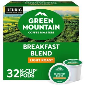 Breakfast Blend Keurig Single-Serve K-Cup Pods, Light Roast Coffee, 32 Ct
