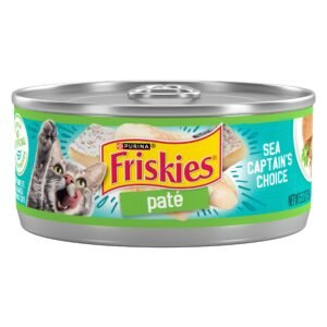 Friskies Purina Friskies Wet Cat Food Pate, Sea Captain's Choice - () Cans - 5.5 oz | Pack of 24