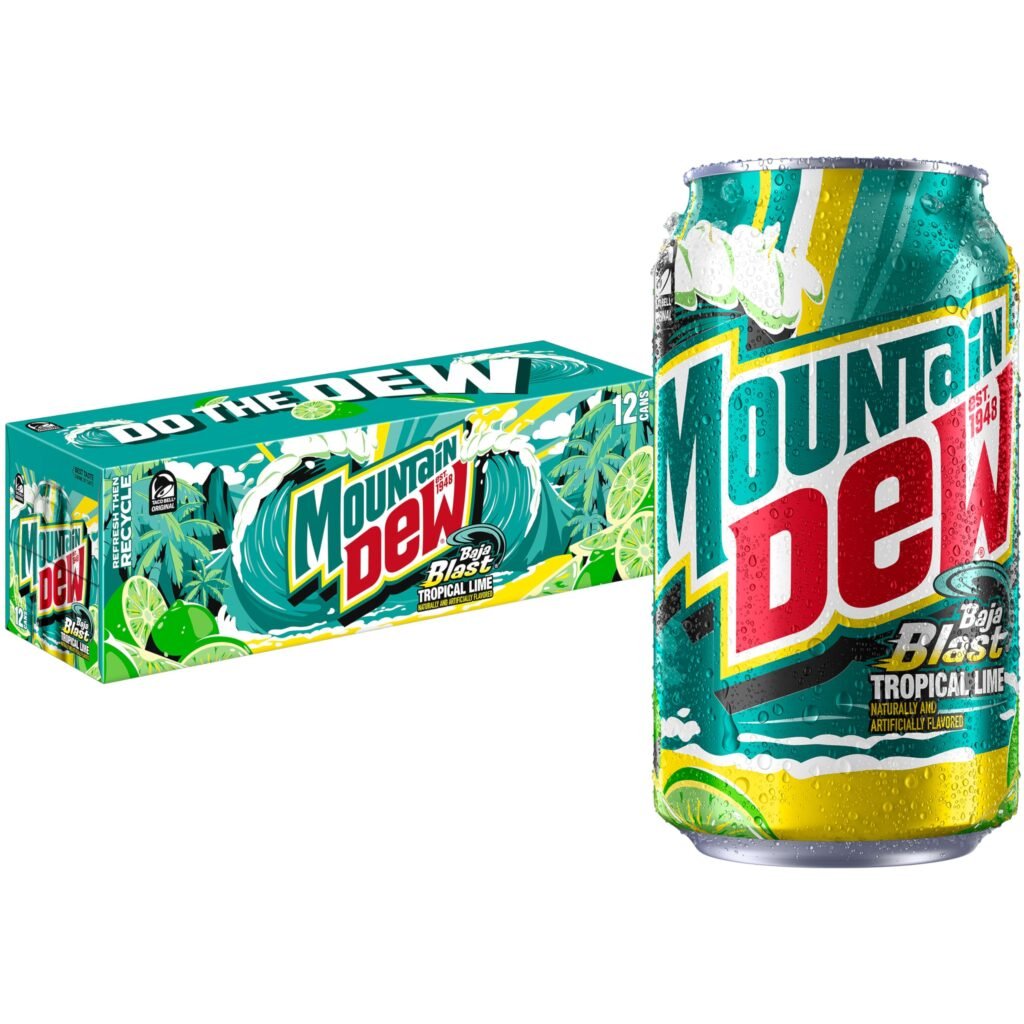 Baja Blast Cans, 12 oz Cans, 12 Ct