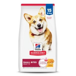Hill's Science Diet Adult 1-6 Small Bites Dry Dog Food Chicken & Barley - 15 lb