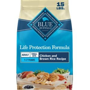 Blue Buffalo Life Protection Formula Chicken & Brown Rice Small Bite Adult Dry Dog Food - 15 lbs