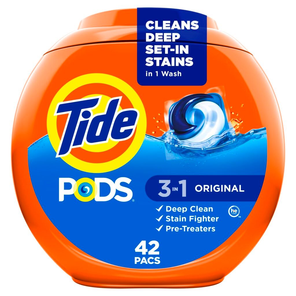 Tide Laundry Pods, Original Scent, 42 Count