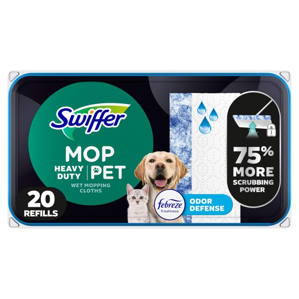 Swiffer Mop Wet Multi-Surface Cloth Refills for Floor Mopping and Cleaning