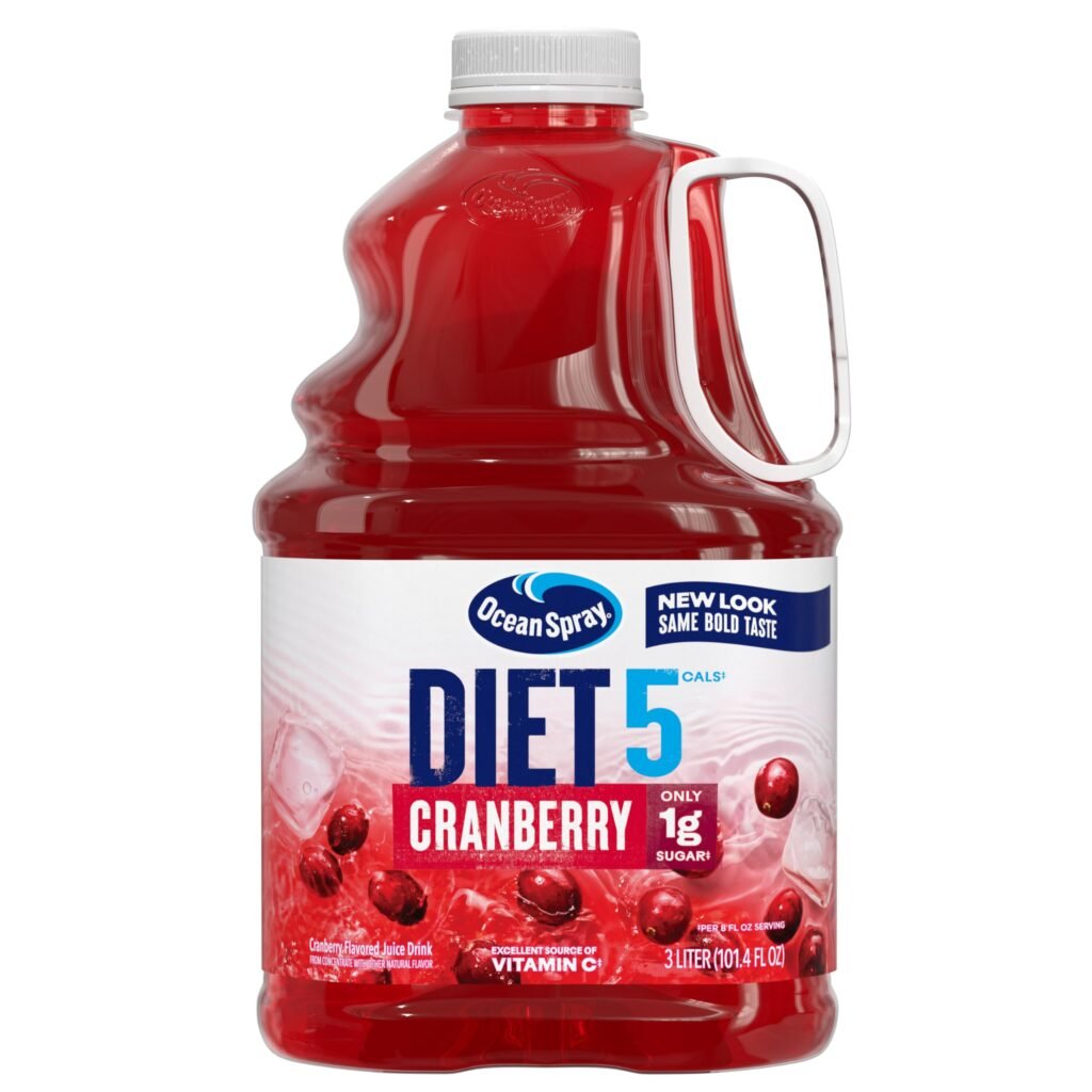 Ocean Spray Diet Cranberry Juice Drink, 101.4 Fl Oz, 3 Liter Bottle
