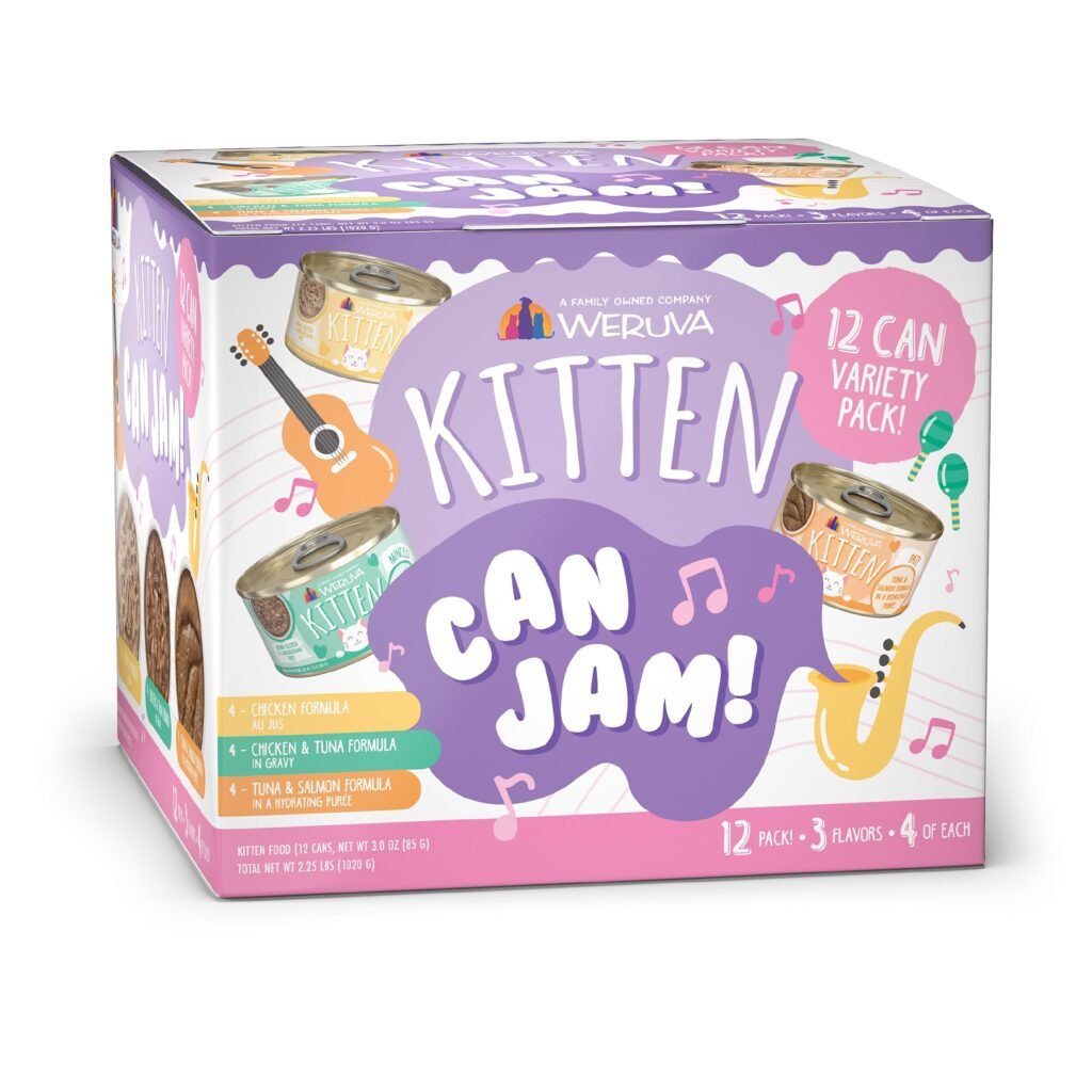 Weruva Kitten Kitten Can Jam Variety Pack - 3oz | Pack of 12