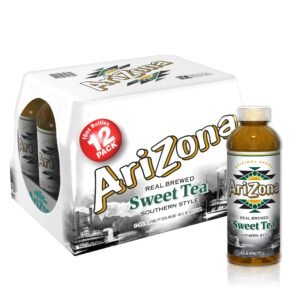 AriZona Southern Style Sweet Tea, Premium Brewed, 16 Fl Oz, Pack of 12