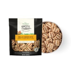 Freshpet Homestyle Creations Grilled Chicken Bites Tender Chicken Complete Meal Dog Food - 1lb