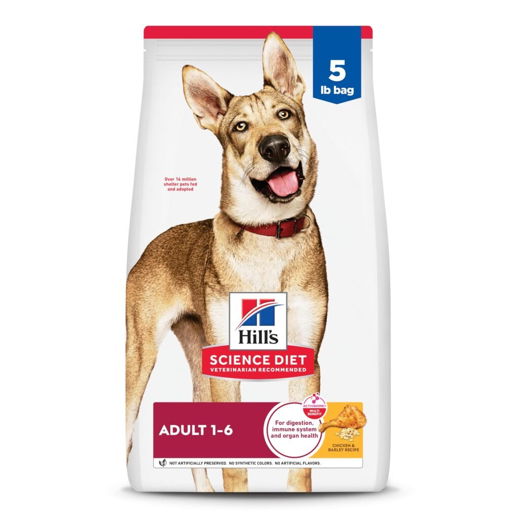 Hill's Science Diet Adult 1-6 Dry Dog Food Chicken & Barley - 5 lb