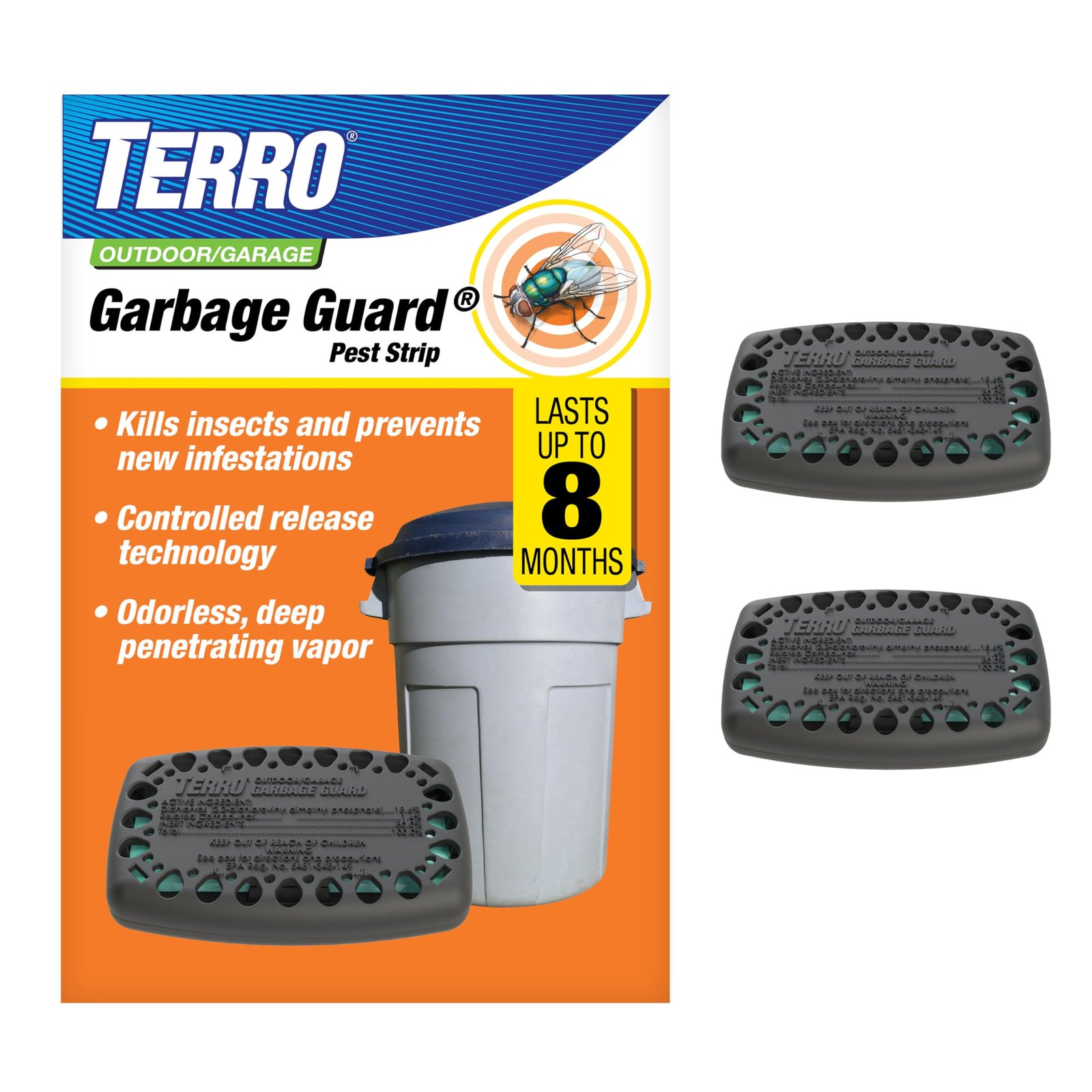 Terro T801SR Garbage Guard Trash Can Insect Killer - Kills Flies