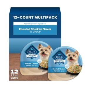 Blue Buffalo Delights Rotisserie Chicken Flavor Natural Grain Free Wet Dog Food for Small Breed Dogs in